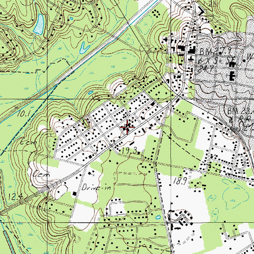 Topographic Map of Good Shepherd Lutheran Church, SC