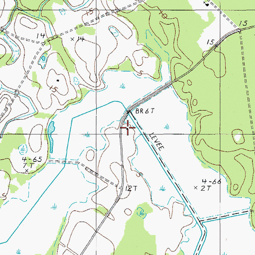 Topographic Map of Heyward School (historical), SC