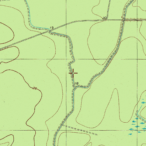 Topographic Map of Jenkins Swamp (historical), SC