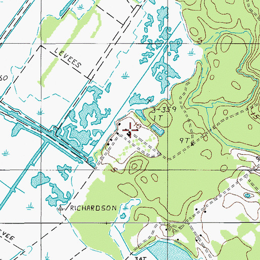 Topographic Map of Longbrow Plantation, SC