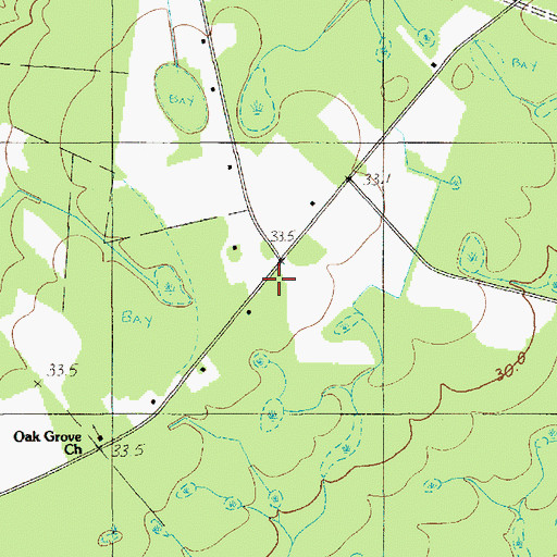 Topographic Map of Mission School (historical), SC