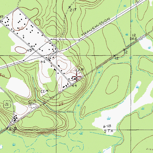 Topographic Map of Mount Nebo Church, SC