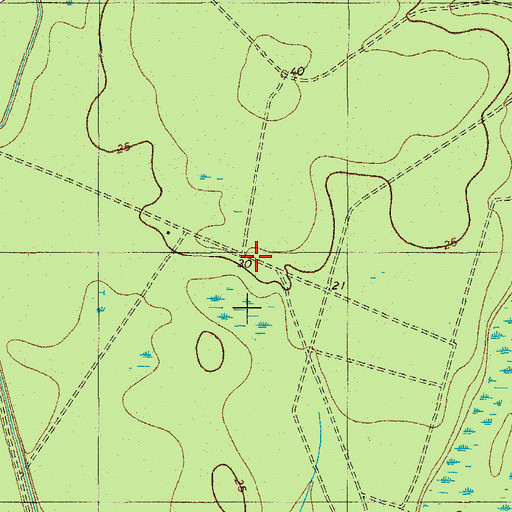 Topographic Map of Pine Hill School (historical), SC