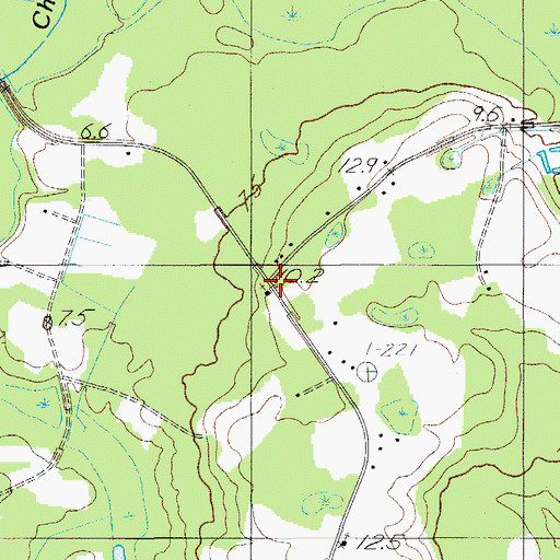 Topographic Map of Snipe School (historical), SC