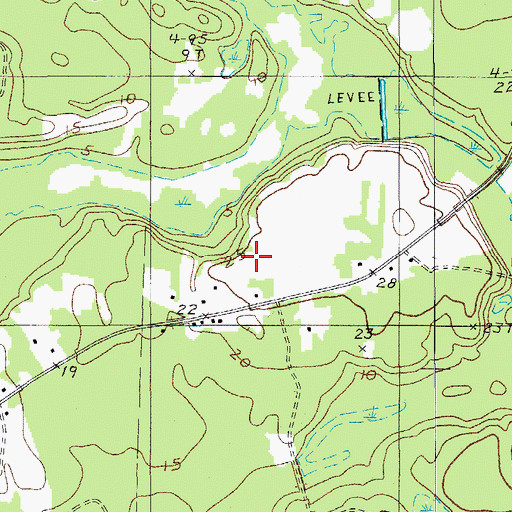 Topographic Map of White Hall School (historical), SC