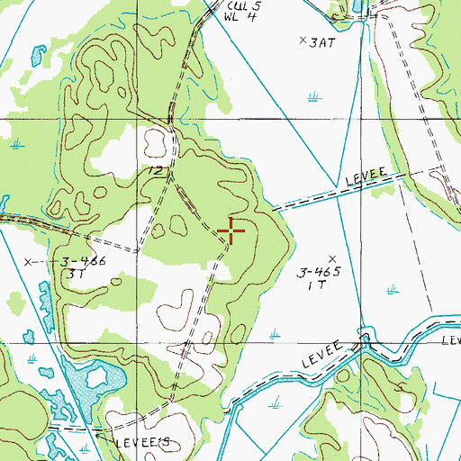 Topographic Map of Zion School (historical), SC