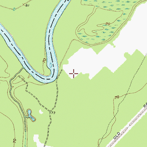 Topographic Map of Barn Plantation (historical), SC