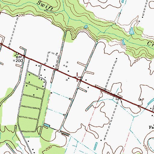Topographic Map of Bethel School (historical), SC