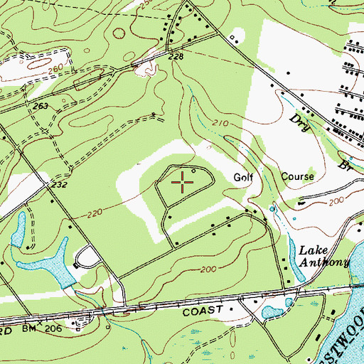 Topographic Map of Club Colony, SC