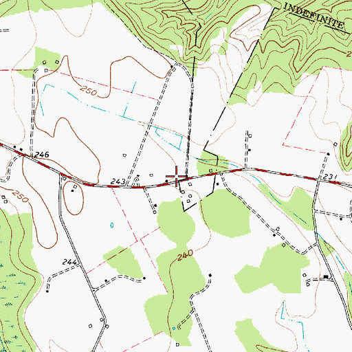 Topographic Map of Greenplains (historical), SC