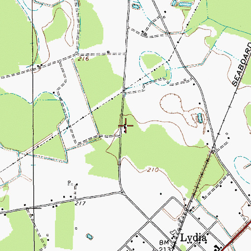 Topographic Map of Holiness Church, SC