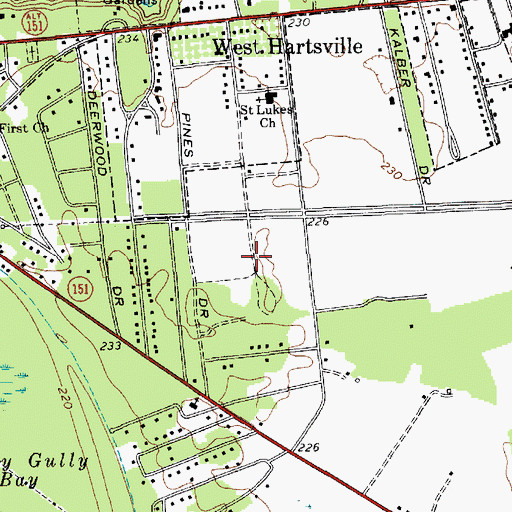 Topographic Map of Kalmia Place, SC