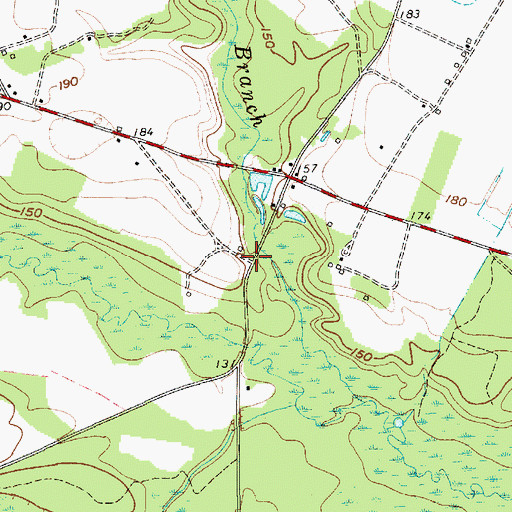 Topographic Map of Leavensworth (historical), SC