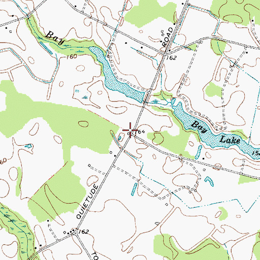 Topographic Map of Mount Tabor School (historical), SC