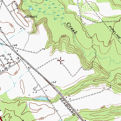 Topographic Map of Pepper Ridge, SC