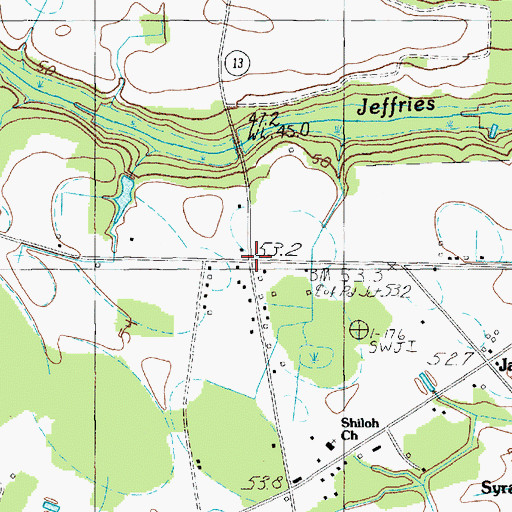 Topographic Map of Philadelphia (historical), SC
