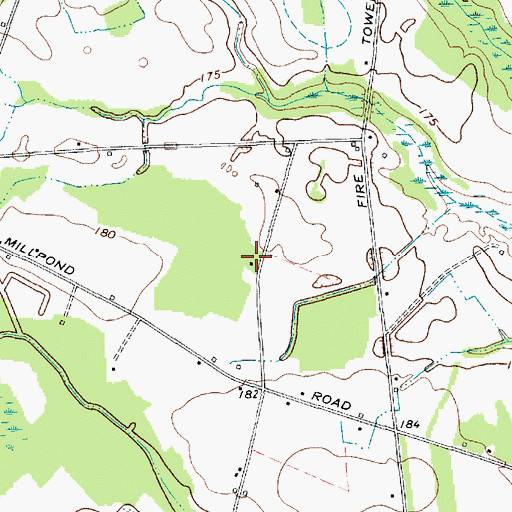 Topographic Map of Philadelphia School (historical), SC