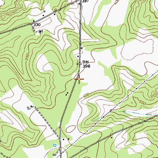 Topographic Map of Pond Hollow School (historical), SC