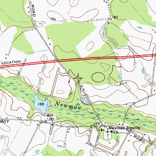 Topographic Map of Windlamtown School (historical), SC