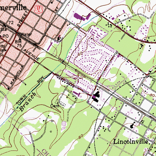 Topographic Map of Challendon, SC