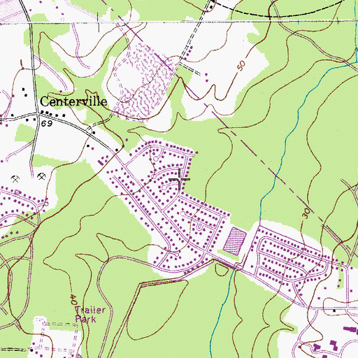 Topographic Map of Greenhurst, SC