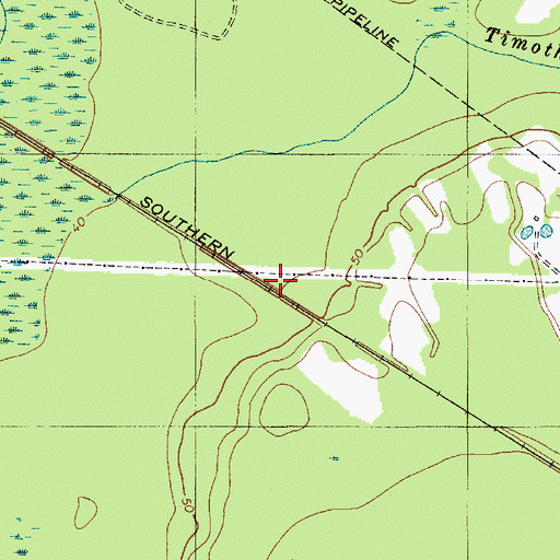 Topographic Map of Inabinetts (historical), SC