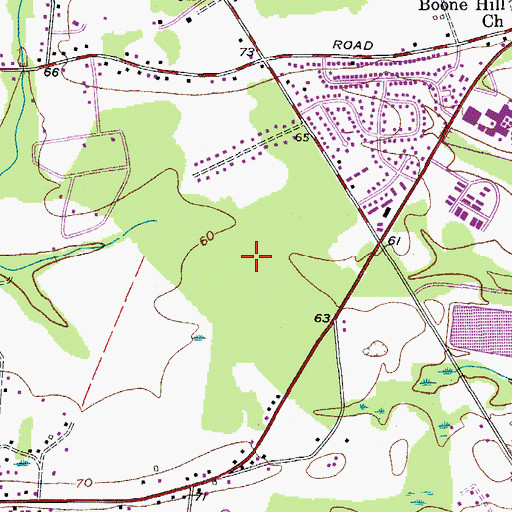 Topographic Map of Indian Springs, SC