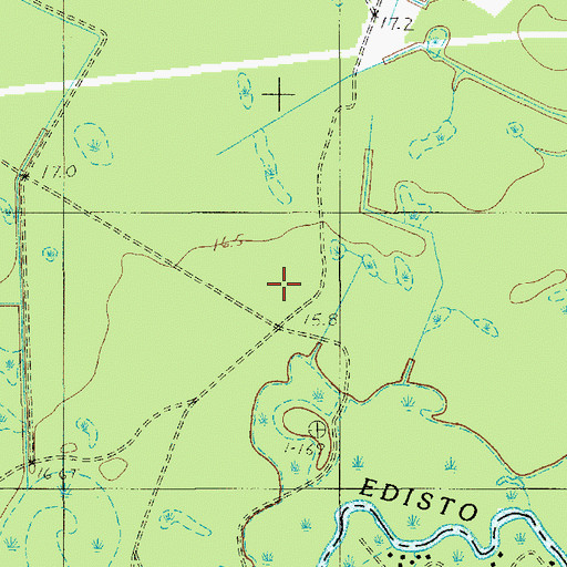 Topographic Map of Jenkins Swamp School (historical), SC