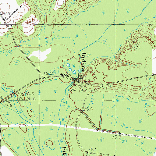 Topographic Map of Johnstons Mill (historical), SC
