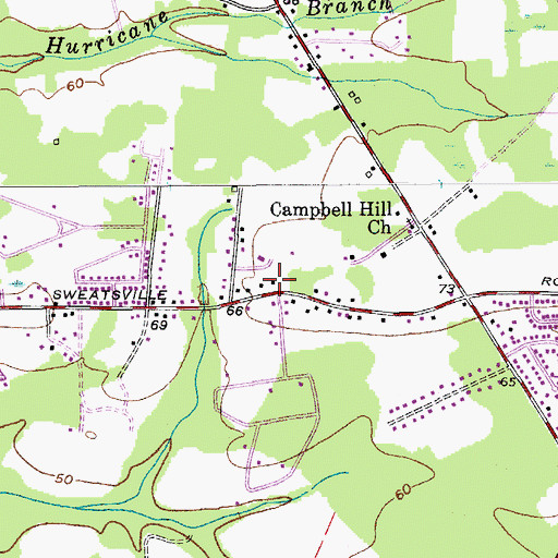 Topographic Map of Knightsville School (historical), SC