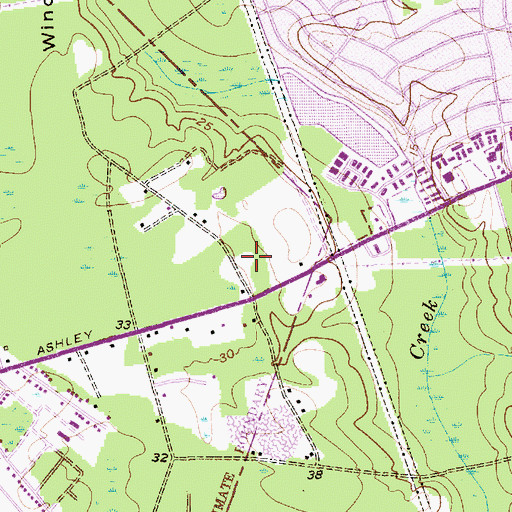 Topographic Map of Pepperidge, SC