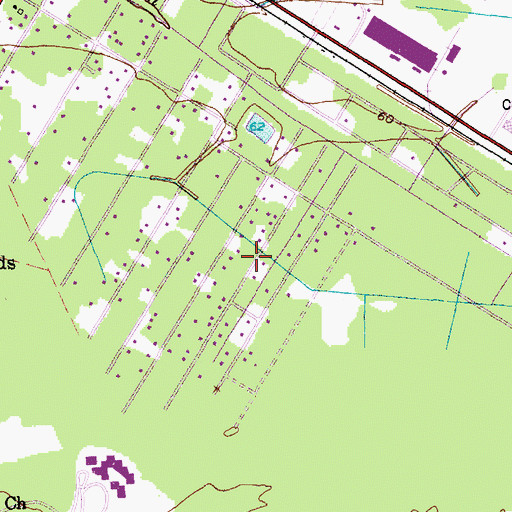 Topographic Map of Pinehill, SC
