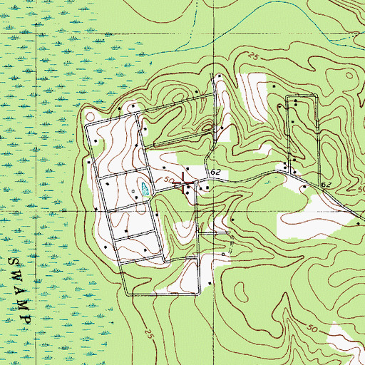 Topographic Map of Scotch Range Estates, SC