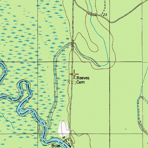 Topographic Map of Sullivans Church (historical), SC