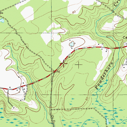 Topographic Map of Zion School (historical), SC
