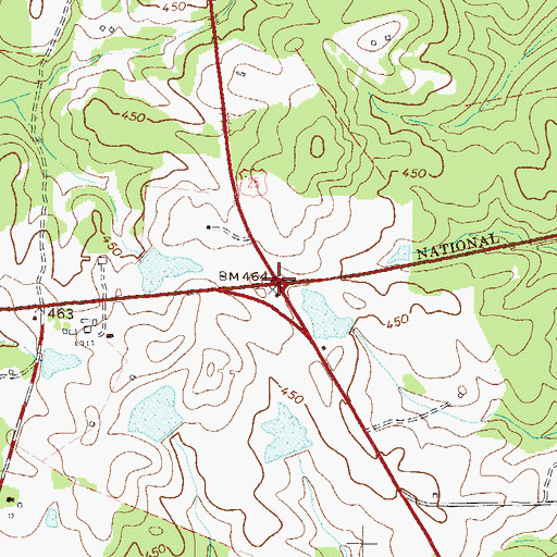 Topographic Map of Lime Stone (historical), SC