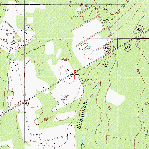 Topographic Map of Cedar Grove School (historical), SC