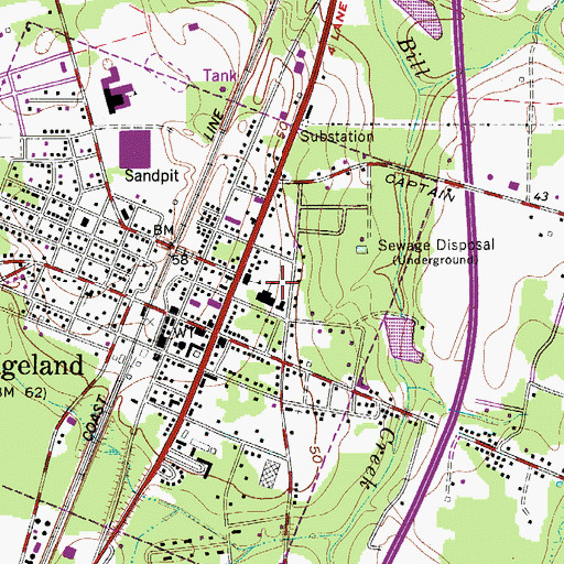 Topographic Map of Harold Turpin Park, SC