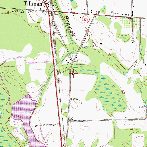 Topographic Map of House of Prayer, SC