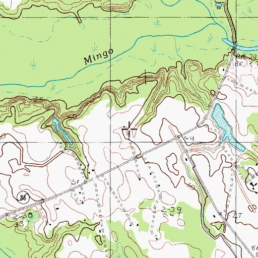 Topographic Map of Burrows Hall, SC