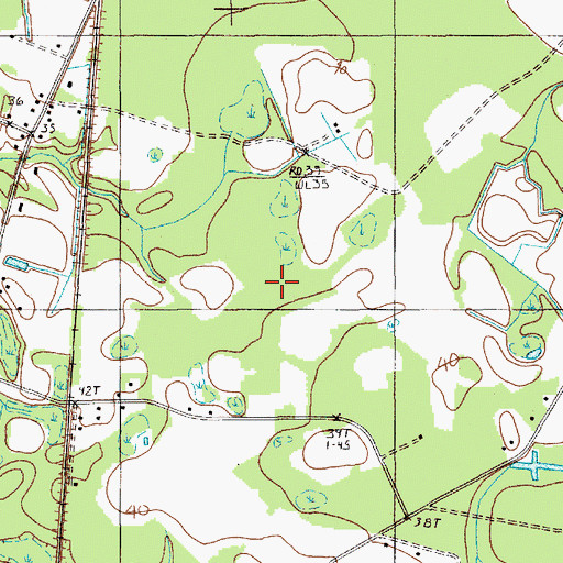 Topographic Map of Burton Bay, SC