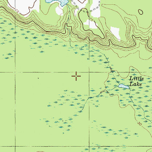 Topographic Map of Doctor Hole, SC