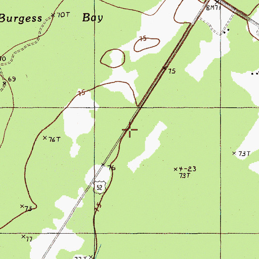 Topographic Map of Heineman School (historical), SC
