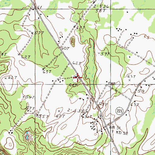 Topographic Map of Jerusalem African Methodist Episcopal Church, SC