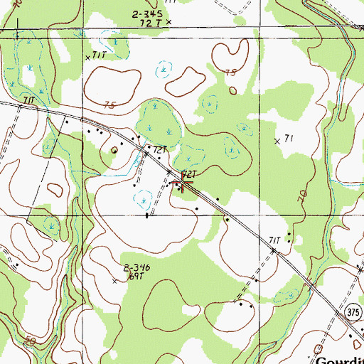 Topographic Map of Macedonia Church, SC