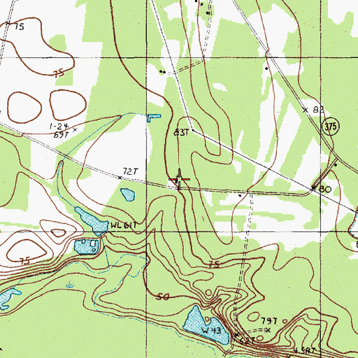Topographic Map of Mount Zion Church, SC