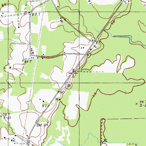 Topographic Map of Retreat School (historical), SC