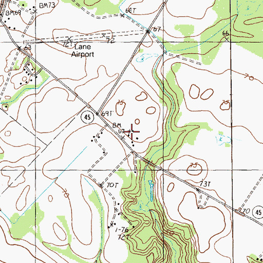 Topographic Map of Saint James Church, SC