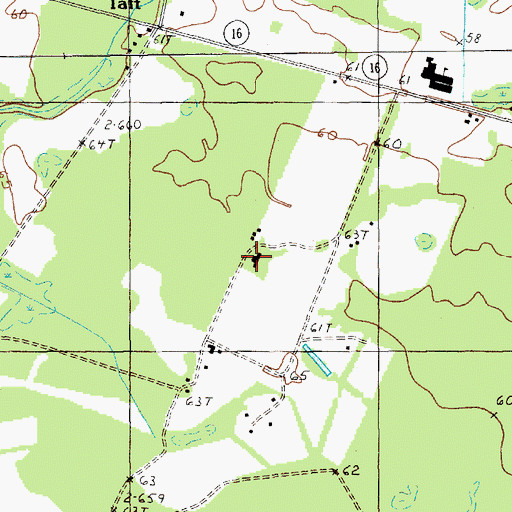 Topographic Map of Scott Woods Plantation, SC