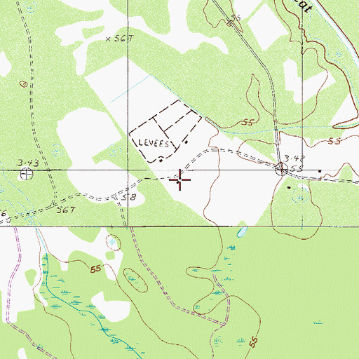 Topographic Map of Pilot Hunting Club, SC